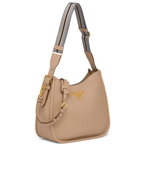 prada hobo pochette|Leather hobo shoulder bag .